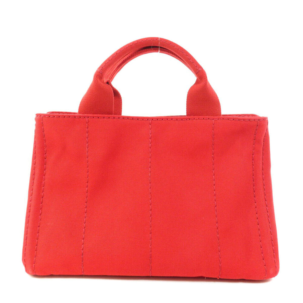 Prada Canvas Tote Bag Canapa 2way Black